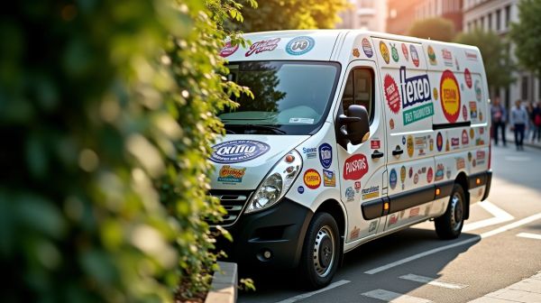 Comment optimiser la visibilité de votre camionnette avec des stickers